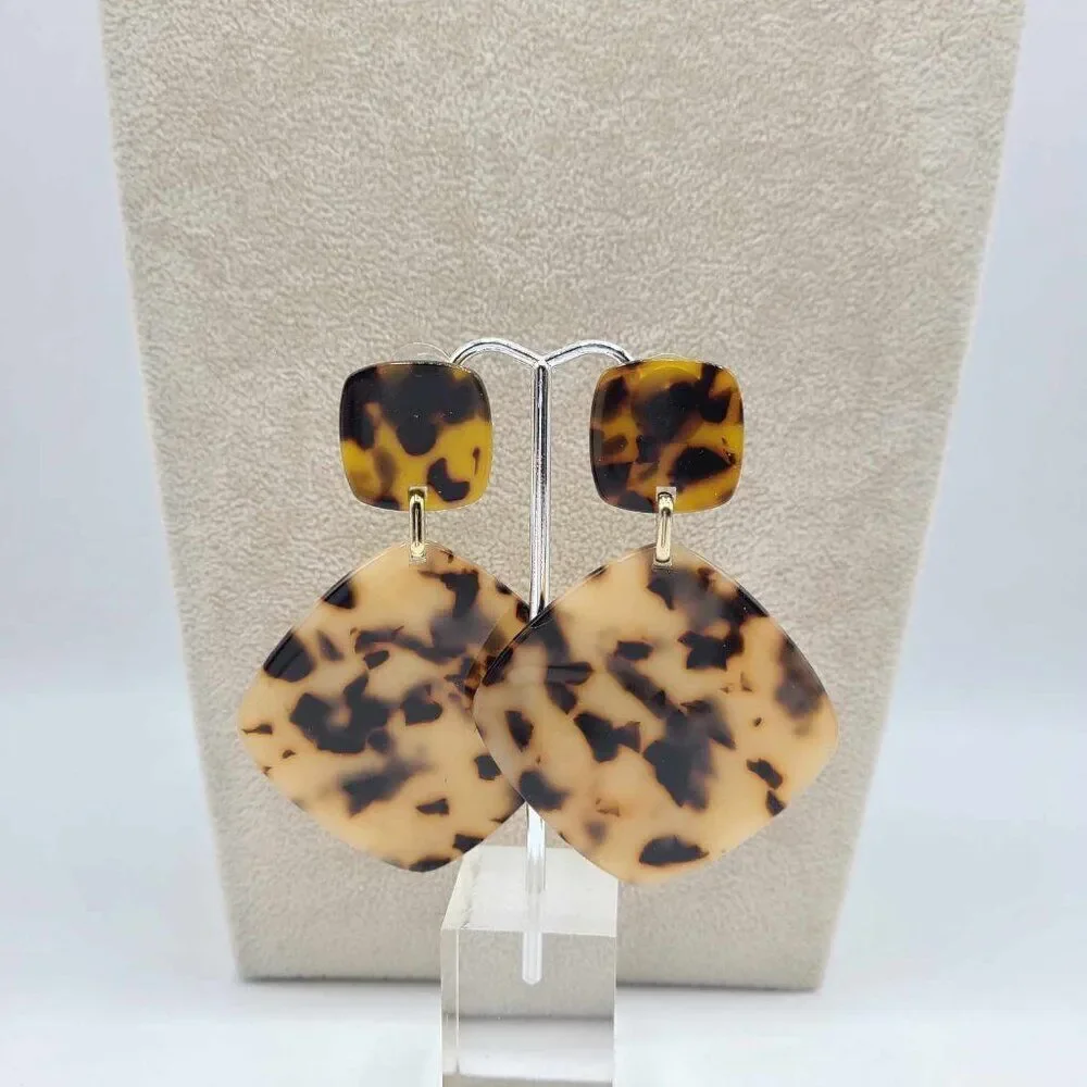 Baublebar Tortoise Square Drop Earrings